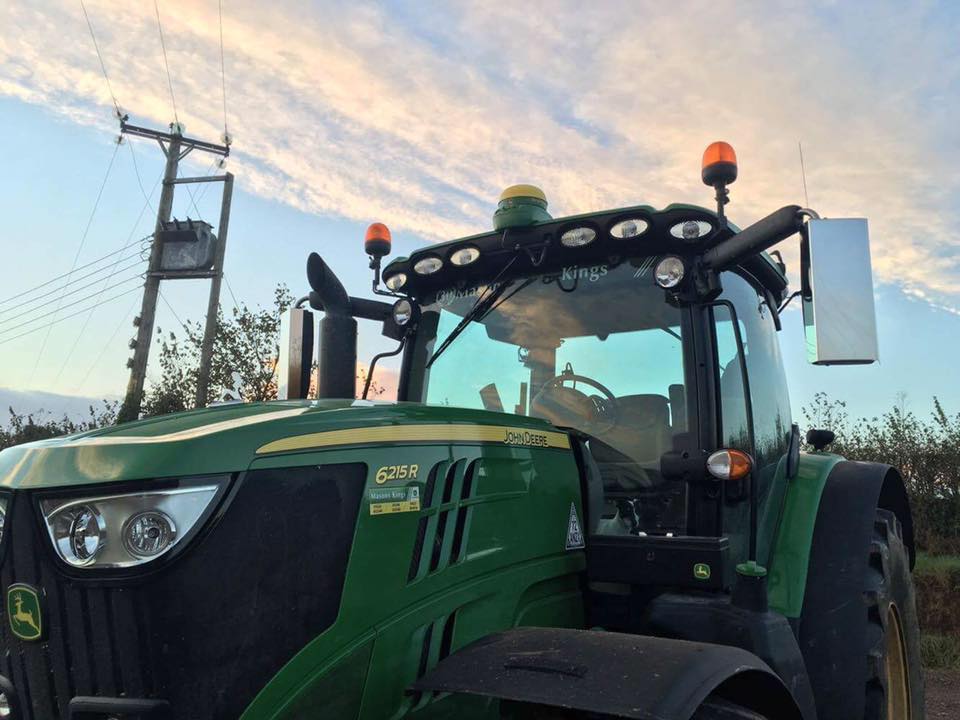 Mirror Guards to fit John Deere R series Large electric mirrors